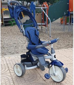 Triciclo SMARTBABY Coccolle Evo-Azul - REF RO339012032